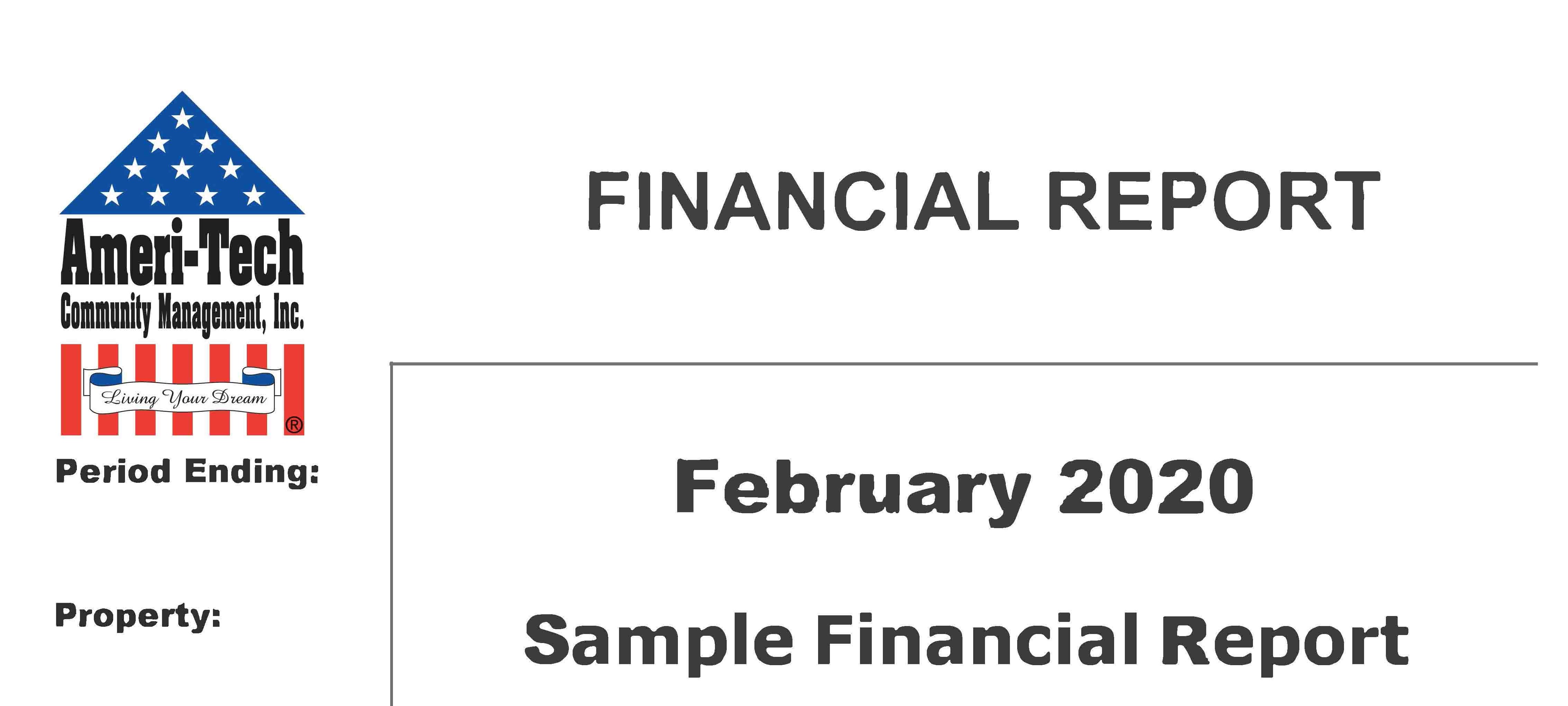 financial report 